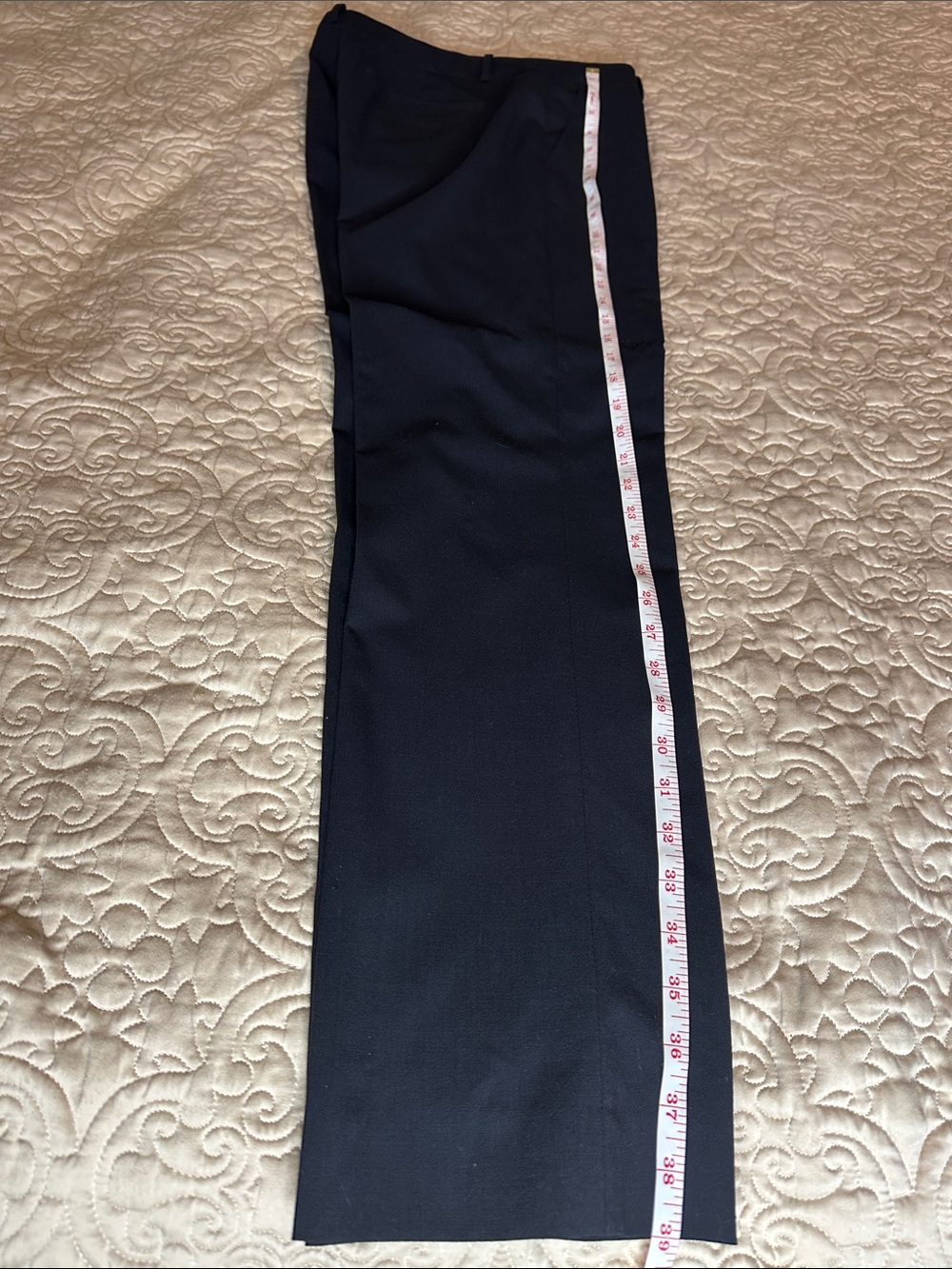 Banana Republic Navy Wide-Leg Trousers - Picture 2 of 6